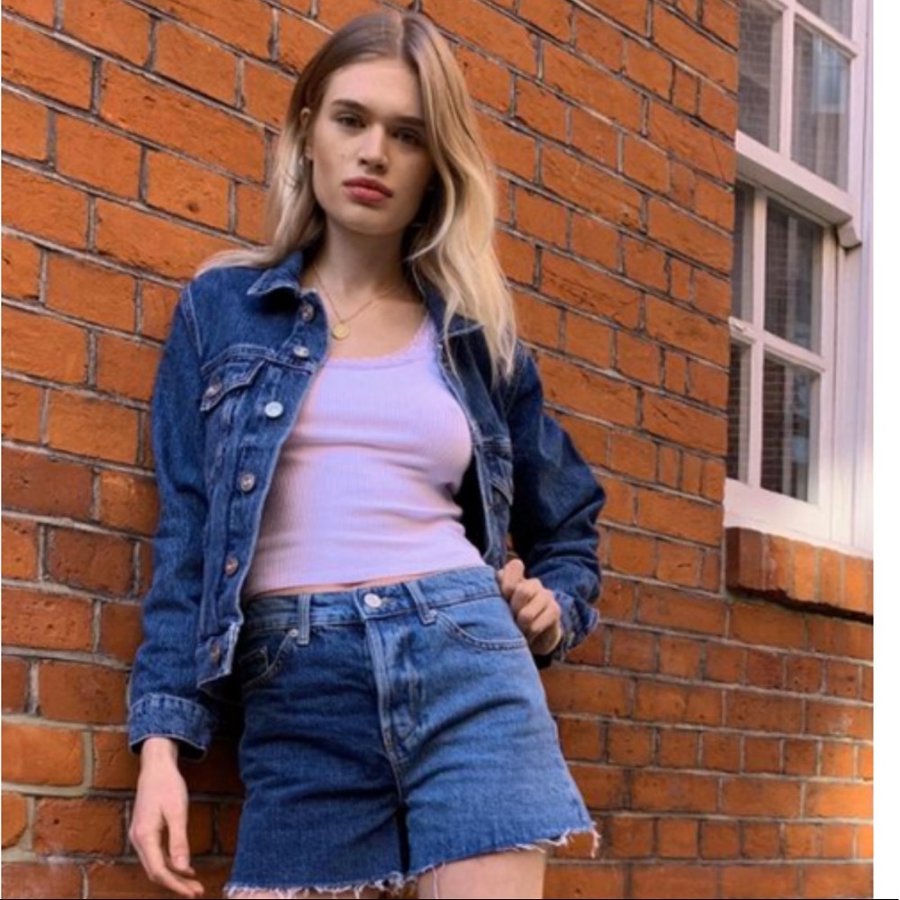 Urban Outfitters BDG Cropped Jean Jacket